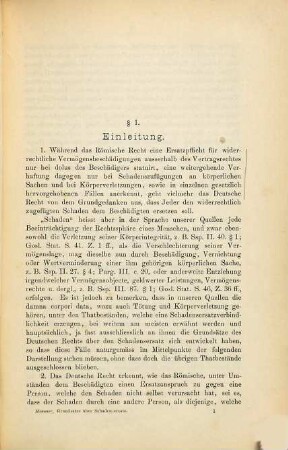 Die Lehre vom Schadensersatze nach dem Sachsenspiegel und den verwandten Rechtsquellen : ein Beitrag zur Geschichte der Schadensersatzverbindlichkeit in Deutschland