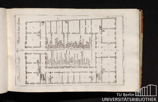 No. 8. Plan à rez de chaussée. Grund zu ebner Erden.