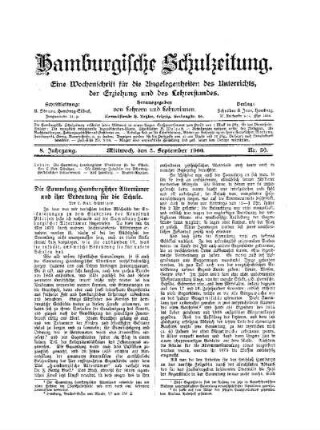 Die Sammlung Hamburgischer Altertümer und ihre Bedeutung für die Schule