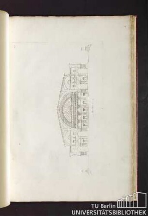 Pl. 3. Coupe de la bourse de Mr Tardieu.
