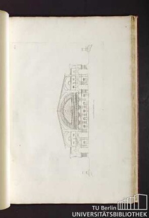 Pl. 3. Coupe de la bourse de Mr Tardieu.