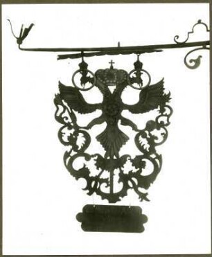 Wirtshausschild "Zum Adler". s.a. 6946