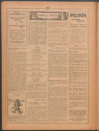 Poesías, por Miguel de Arzubiaga. Edición Tribuna Libre.