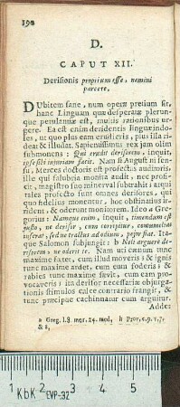Caput XII. Derisionis proprium esse, nemini parcere.