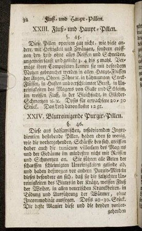 XXIV. Blutreinigende Purgir-Pillen.
