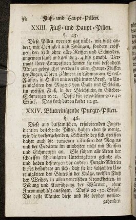 XXIV. Blutreinigende Purgir-Pillen.
