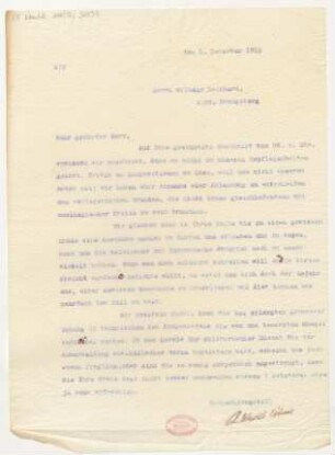 Brief an Wilhelm Reinhard : 01.12.1915