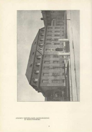 Auguste Viktoria-Haus (Säuglingsheim) in Charlottenburg