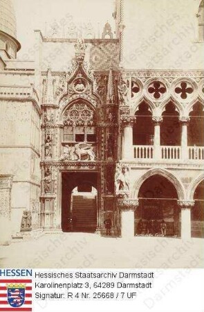 Italien, Venedig / Markusplatz: Porta della Carta