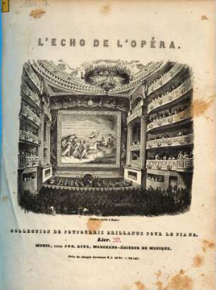 L' écho de l'opéra : ou collection de potpourris brillants sur des thèmes les plus favoris des nouveaux opéras ; arrangés pour le piano, 70. Der Nordstern