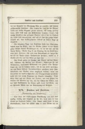 XIX. Landbau und Landleute.
