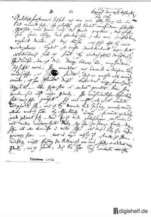 86: Brief von Friedrich Gottlieb Klopstock an Anna Maria (die Mutter) Klopstock