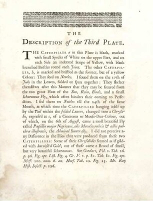 The Description of the Third Plate