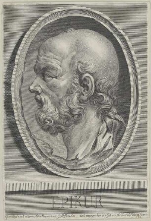 Bildnis des Epikur