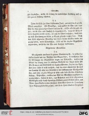Allgemeine Grundsäze (§4-18)