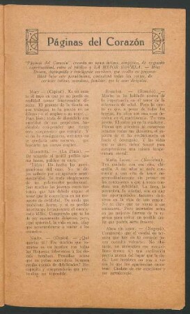 Páginas del corazón