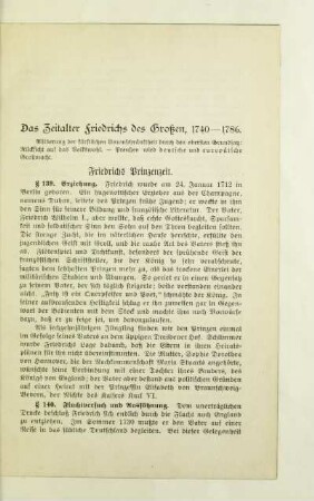 Das Zeitalter Friedrichs des Großen, 1740-1786