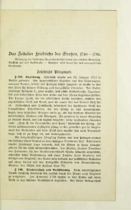 Das Zeitalter Friedrichs des Großen, 1740-1786