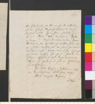 Brief von Böttiger, Karl August an Goethe, Johann Wolfgang von