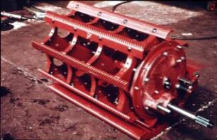 Fotografie: Erntetechnik, Mähdrescher, Dreschwerk