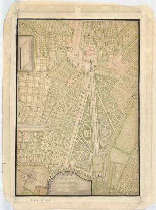 "Plan über den im Jahre 1770 neuw angelegten Hofgarten"