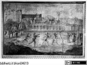 Giochi antichi, Piazza del Campidoglio und Santa Maria in Aracoeli