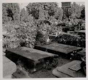 Nürnberg, Friedhof St. Johannis, Gräber Lazarus Spengler und Erich Mulzer
