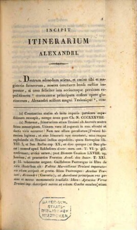 Classicorum auctorum e Vaticanicis codicibus editorum tomus ..., 7. Scriptores de rebus Alexandri Magni commentarii in Virgilium, Dynamidia, historica et grammaticalia quaedam