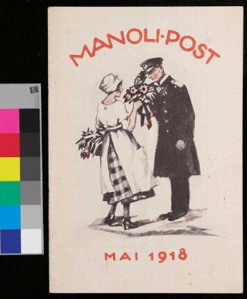 Manoli-Post, Mai 1918, Nr. 5, 5. Jahrgang betreffend Besuch der Besatzung des Hilfskreuzers "Wolf"