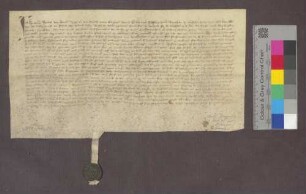 Marquard von Baden, Hauskomtur zu Beuggen, zieht den Wittumhof zu Nollingen wegen versessener Zinse wieder an die Kommende Beuggen.