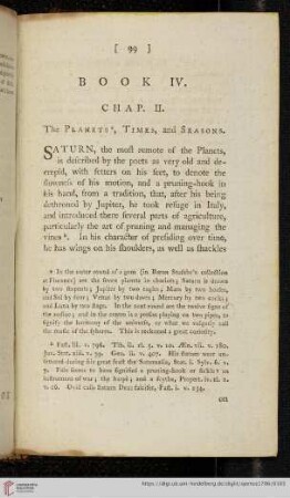 Chap. II. The Planets, Times and Seasons