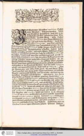 In Kayserlicher Fiscalischen Inquisitions-Sachen wider Abraham