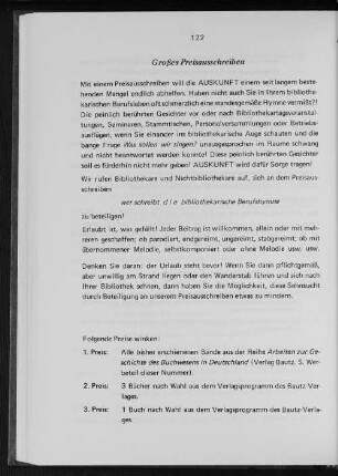 Preisausschreiben