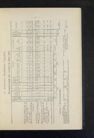Personenbestand und -wechsel im Jahre 1911.