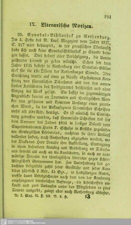 Literarische Notizen