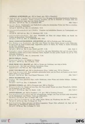 Ölgemälde, Aquarelle und Handzeichnungen des XIX. und XX. Jahrhunderts (Nr. 1-161)