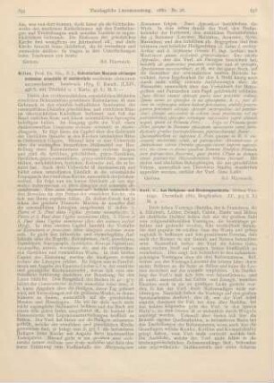 636-638 [Rezension] Sell, K., Aus Religions- und Kirchengeschichte. Sieben Vorträge