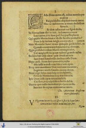 In Nuptias Iacobi Monachi Buttelstadiensis Et Barbaræ