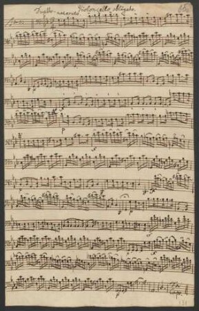 Violoncello obligato (Satz 5)