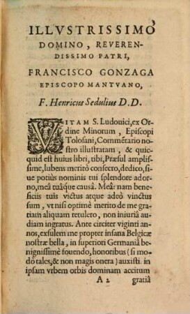 Sancti Ludovici Caroli II. Regis Siciliae Filii, Ex Ordine Minorum Episcopi Tolosani Vita