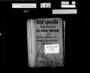 Anstellung der Rendanten und Exekutoren für den Amtsbezirk Schmallenberg Bd.2