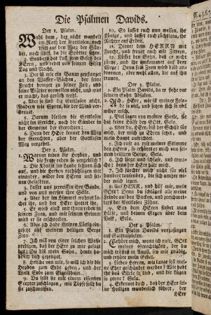 2-14, 1. Psalm. - 28. Psalm.