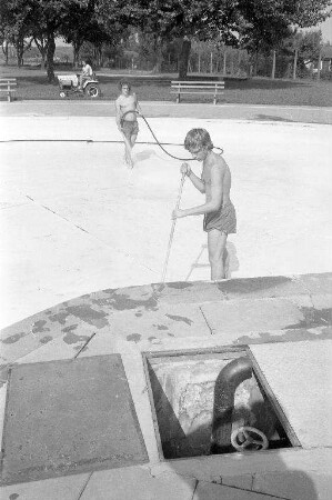 Beendigung der Badesaison im Turmbergbad Durlach