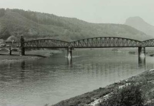 Bad Schandau, Eisenbahn- und Straßenbrücke