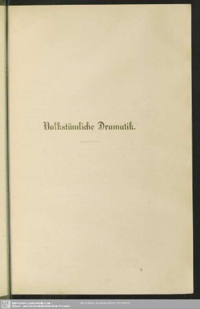 Volkstümliche Dramatik