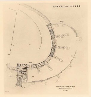 Rappbodetalsperre, Harz: EG 1:200, Strandbad