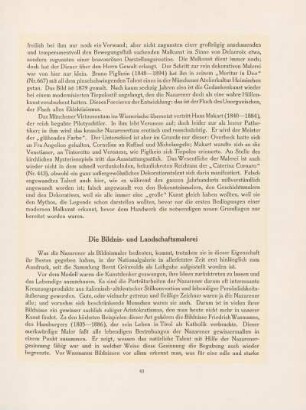 Die Bildnis- und Landschaftsmalerei