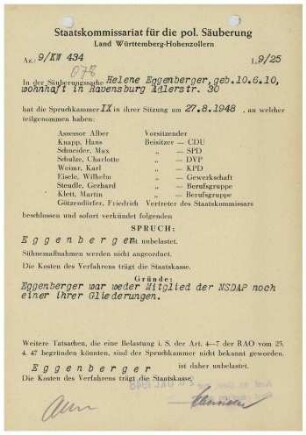 Eggenberger, Helene
