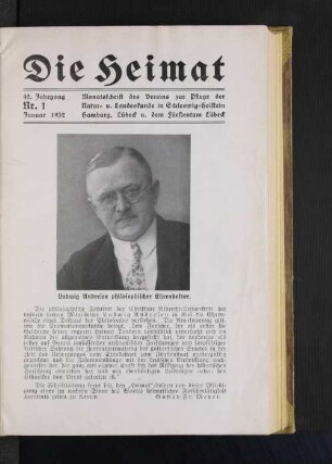 42. Jahrgang, Nr. 1, Januar 1932