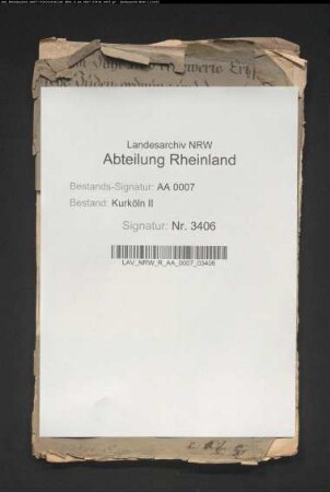 Im Jahr 1700 erlassene erzstiftische Judenordnung und deren Befolgung (mit Drucken von Verordnungen von 1720, 1745, 1750, 1768)